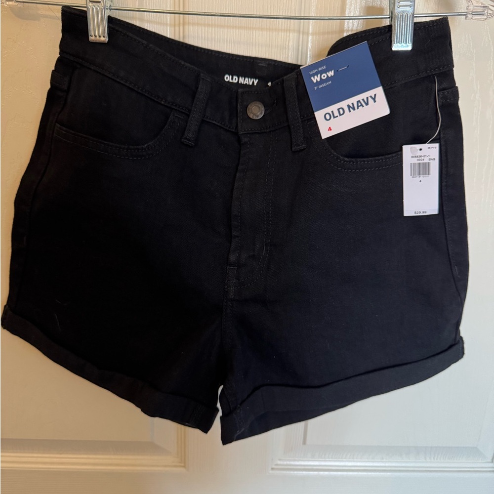 Old Navy Women's Black Jean Shorts